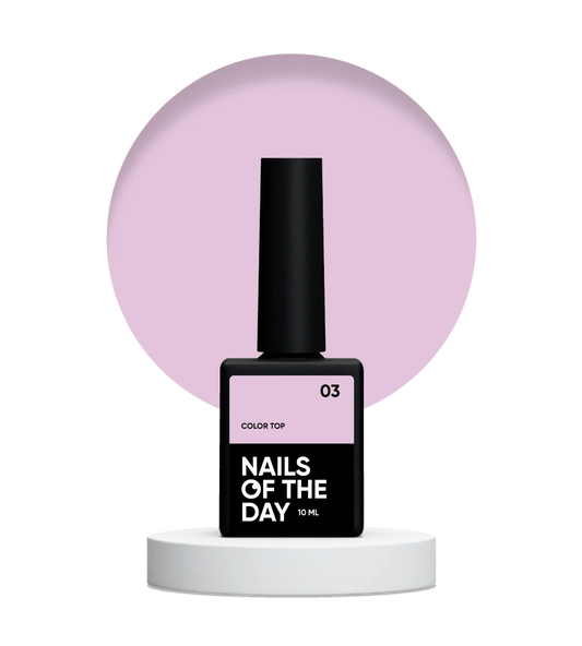 NAILSOFTHEDAY Color Top Coat , 10 ml