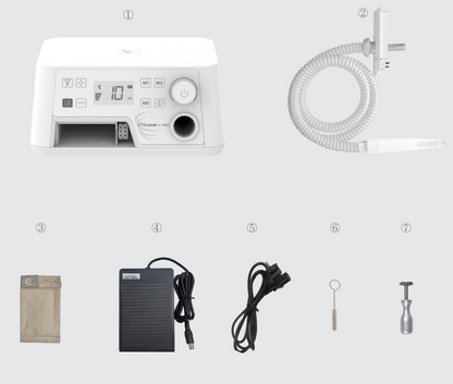 Saeyang PODO Machine Cyclone-VAC – Electric Nail Drill with Built-in Vacuum (40,000 RPM) for clean, efficient nail care.