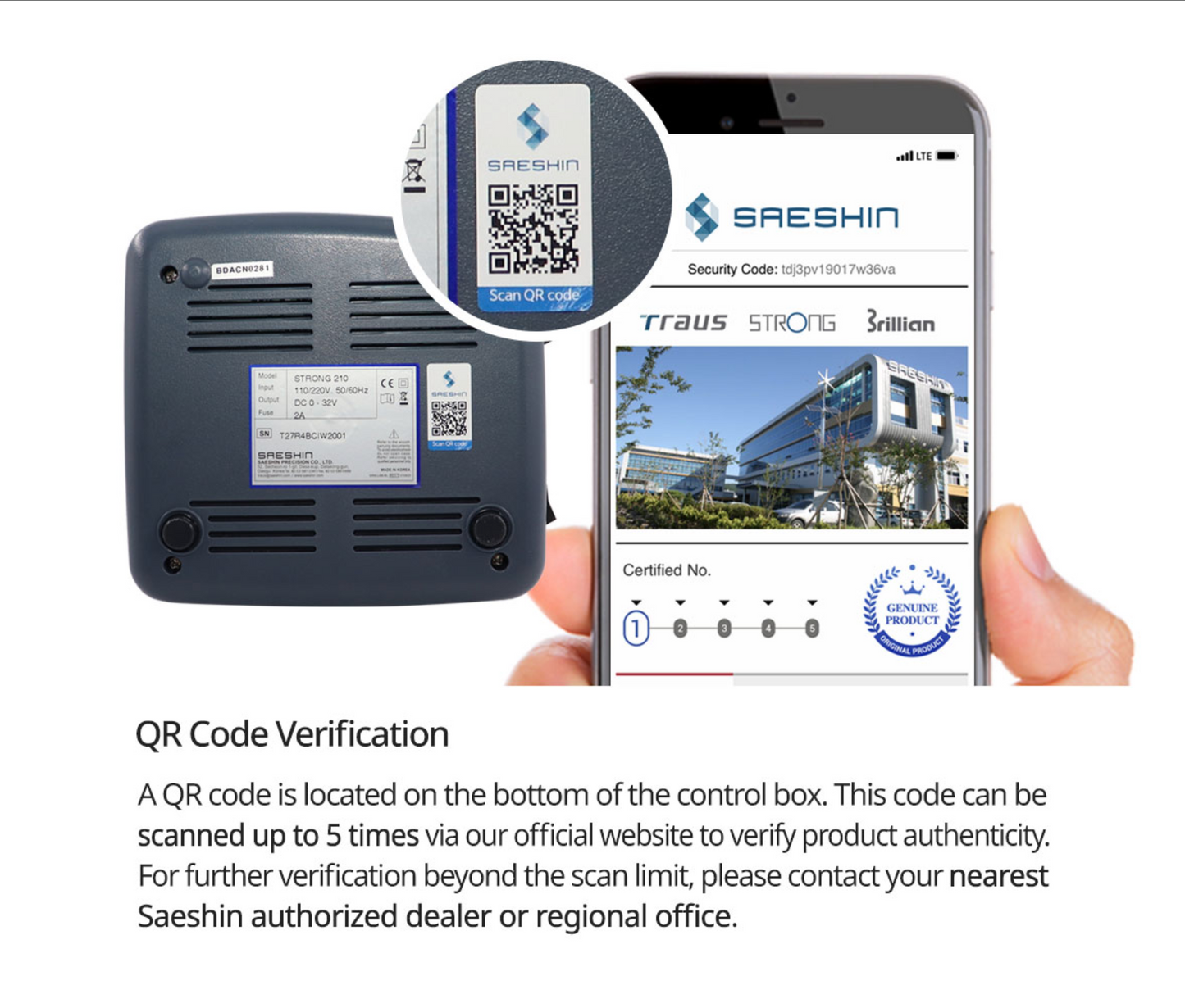 Saeshin STRONG 210 / 105L, 35k PRM