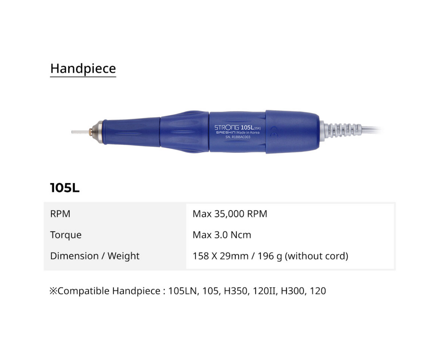 Saeshin STRONG 210 / 105L, 35k PRM
