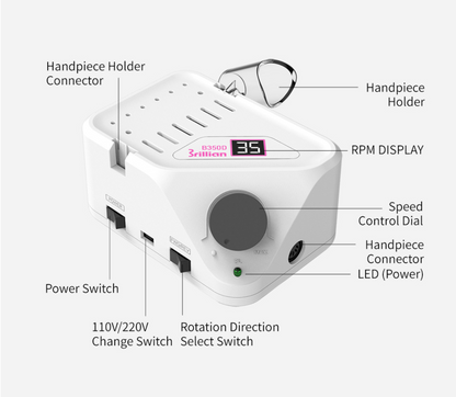 Saeshin Brillian B350D / H350, 35K RPM