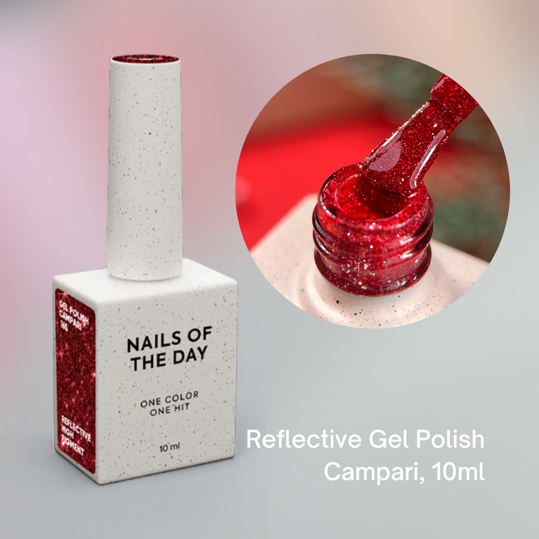 NAILSOFTHEDAY Reflective Gel Color,  10 ml