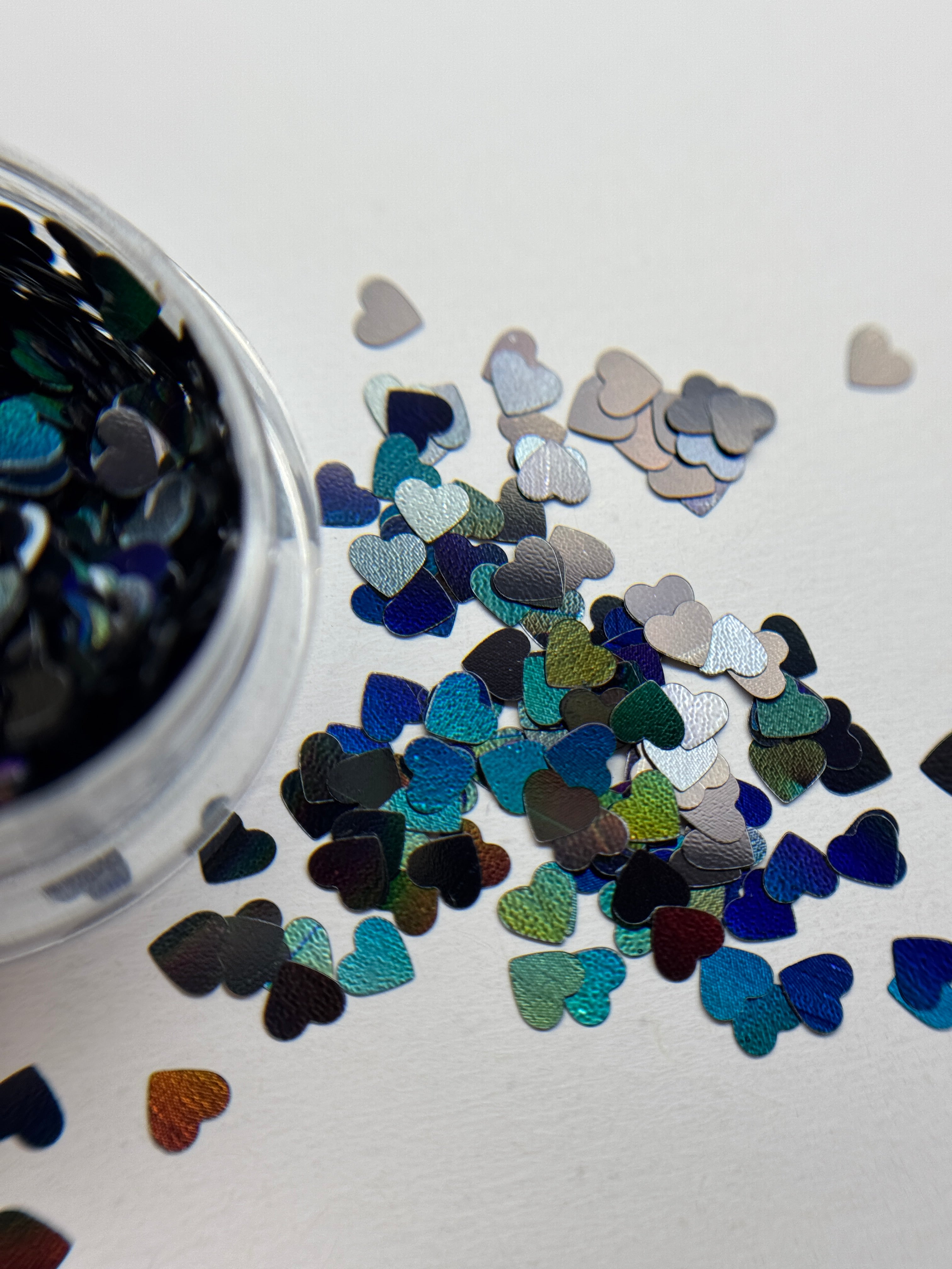 Hearts Nail Glitter Flakes