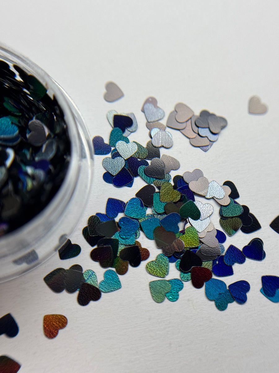 Hearts Nail Glitter Flakes