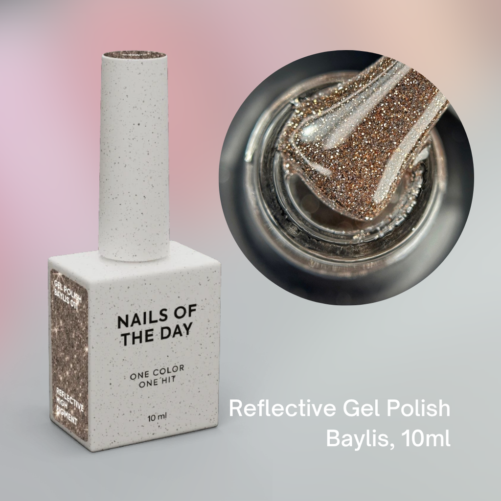 NAILSOFTHEDAY Reflective Gel Color,  10 ml
