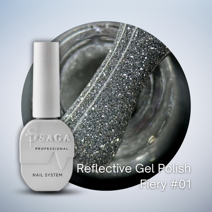 Saga Reflective "Fiery" Gel Polish