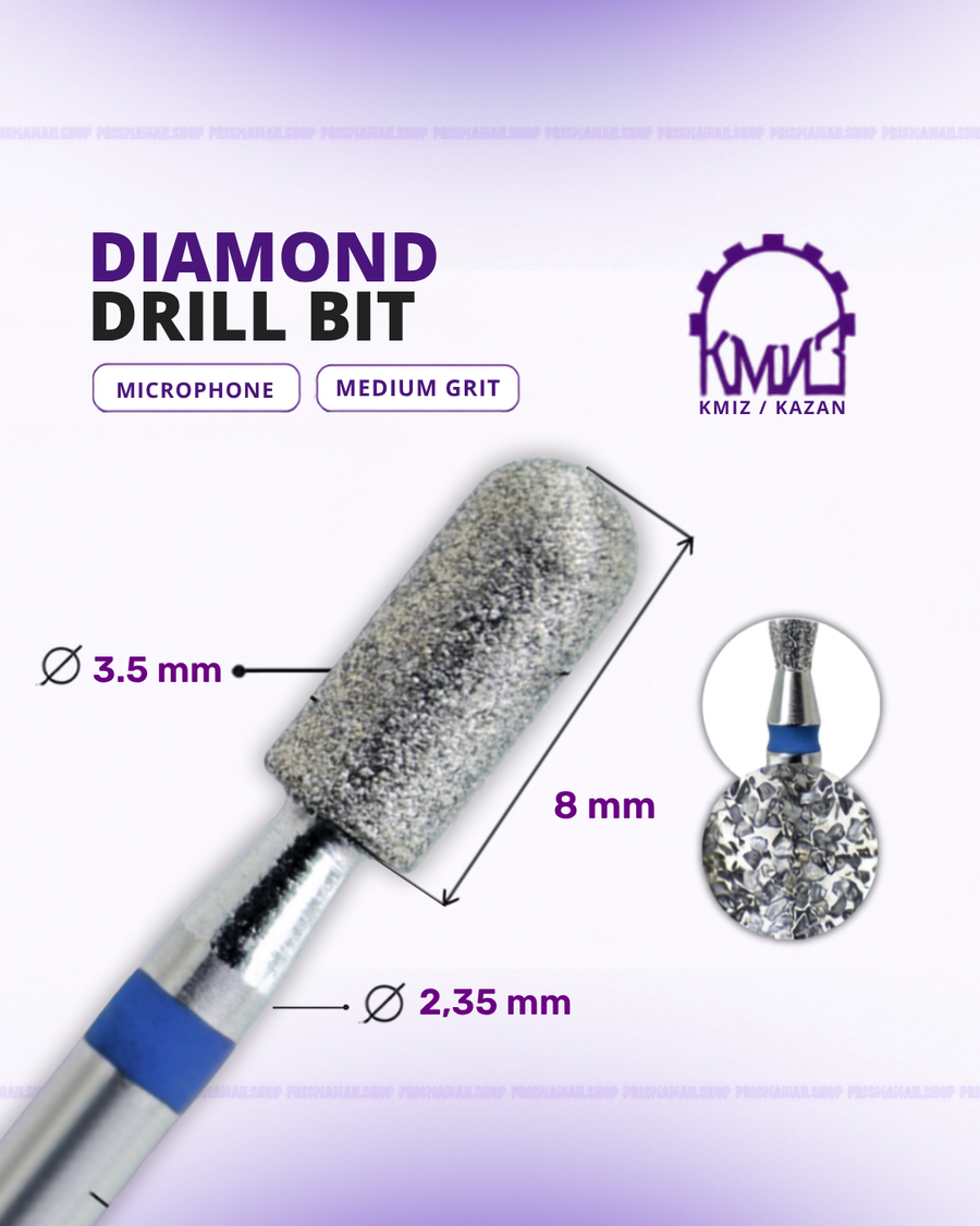KMIZ Diamond Microphone Nail Drill Bit