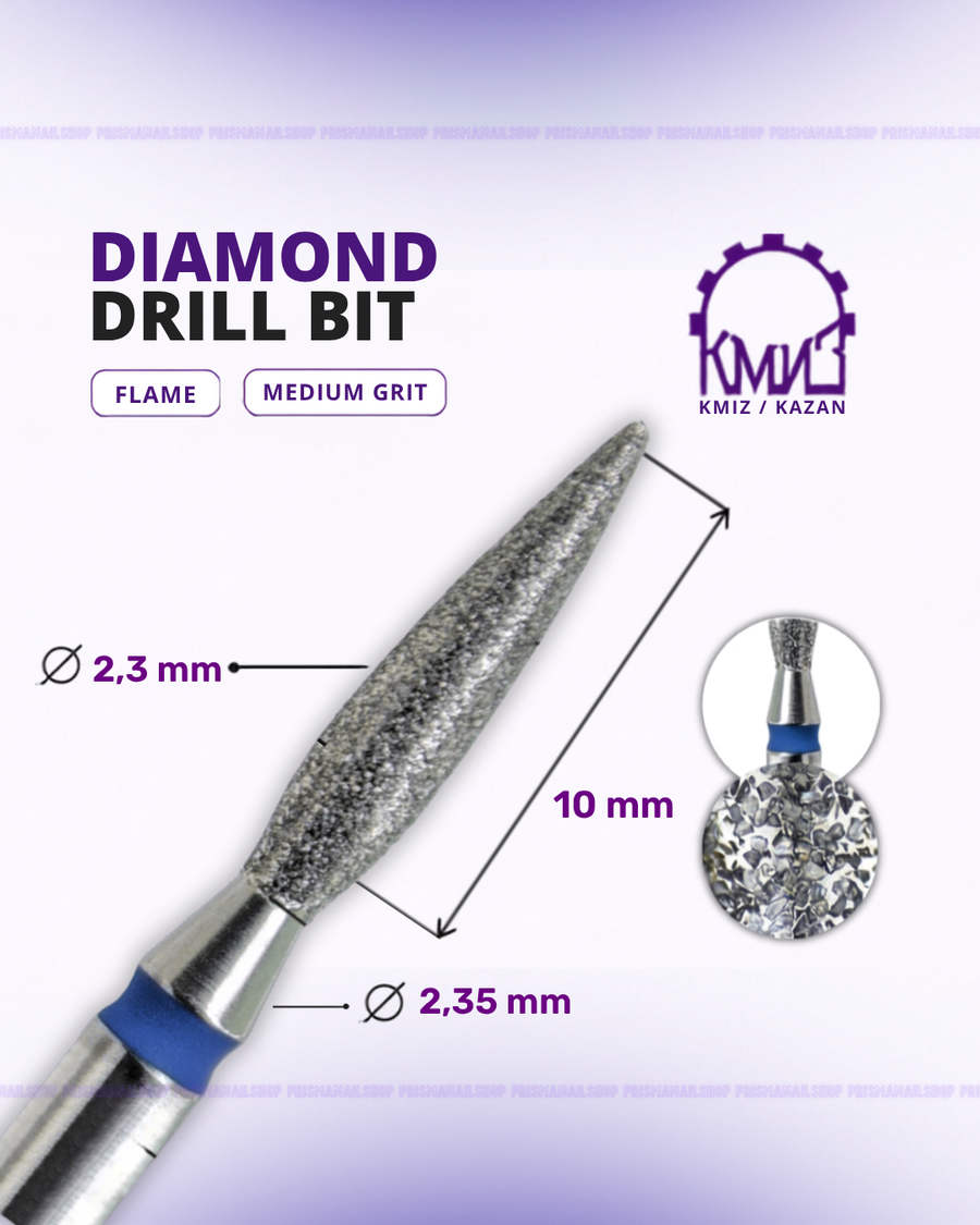 KMIZ Diamond Flame Nail Drill Bit