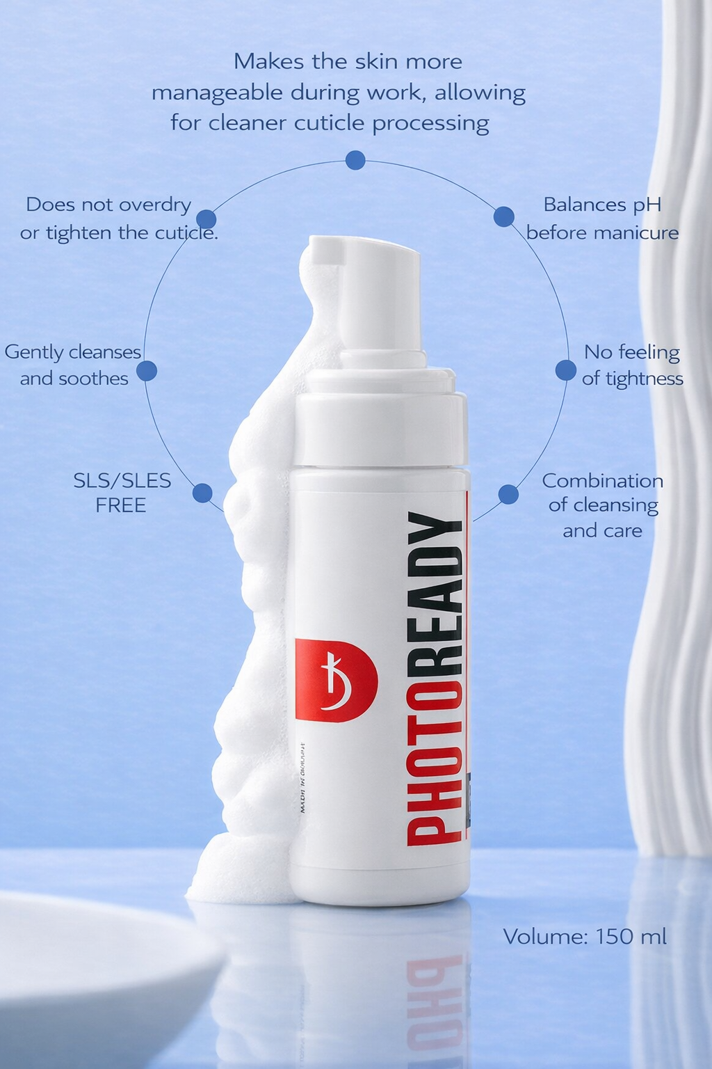 KODI PhotoReady Manicure Foam, 150ml