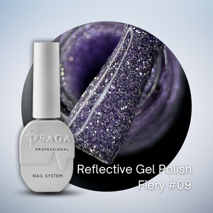 Saga Reflective "Fiery" Gel Polish
