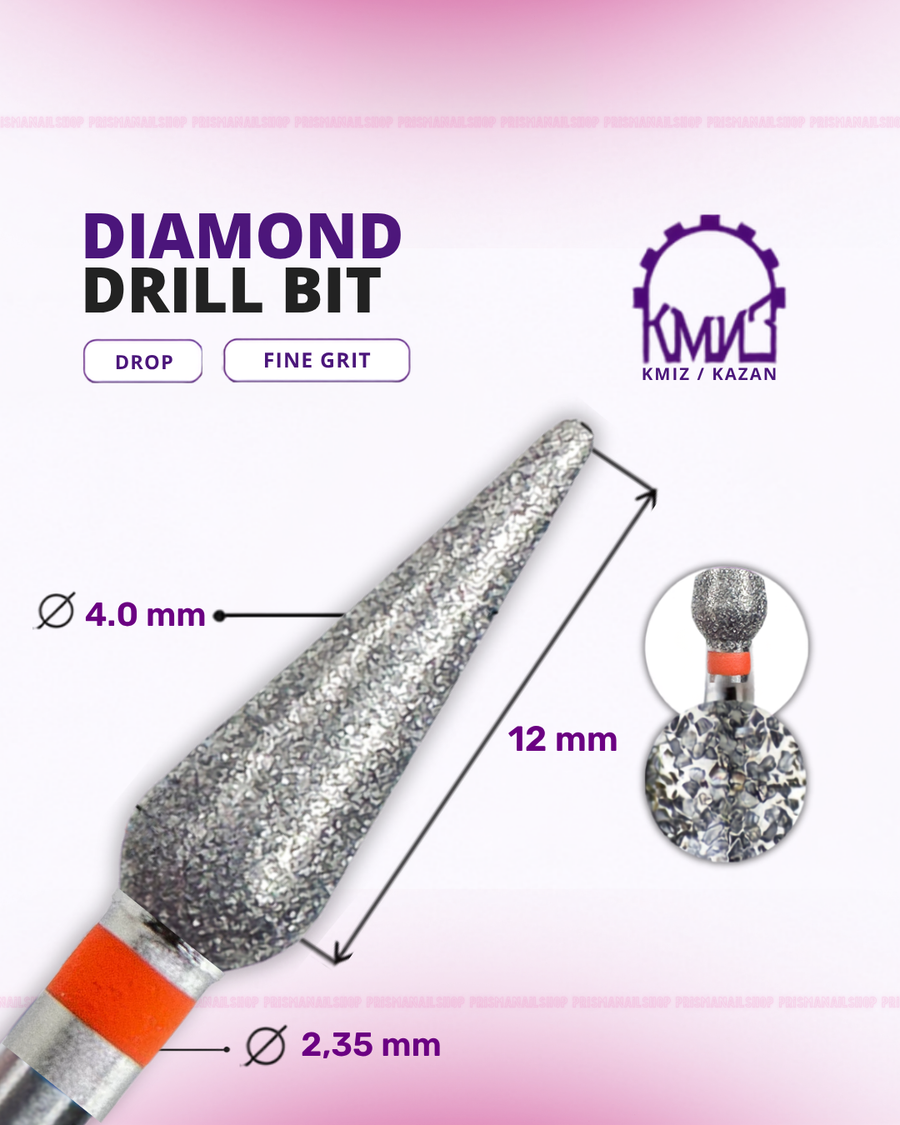 KMIZ Diamond Drop Nail Drill Bit