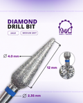 KMIZ Diamond Drop Nail Drill Bit