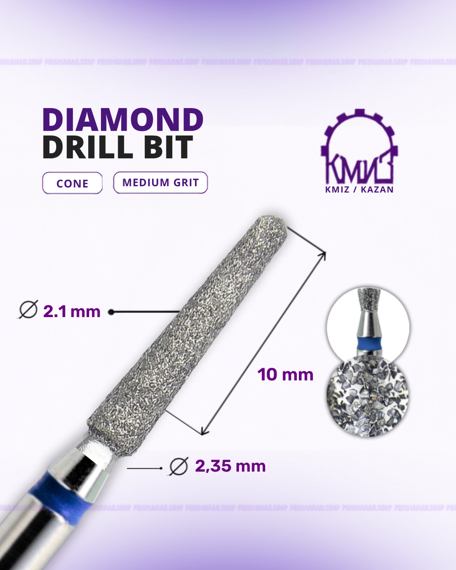 KMIZ Diamond Cone Nail Drill Bit