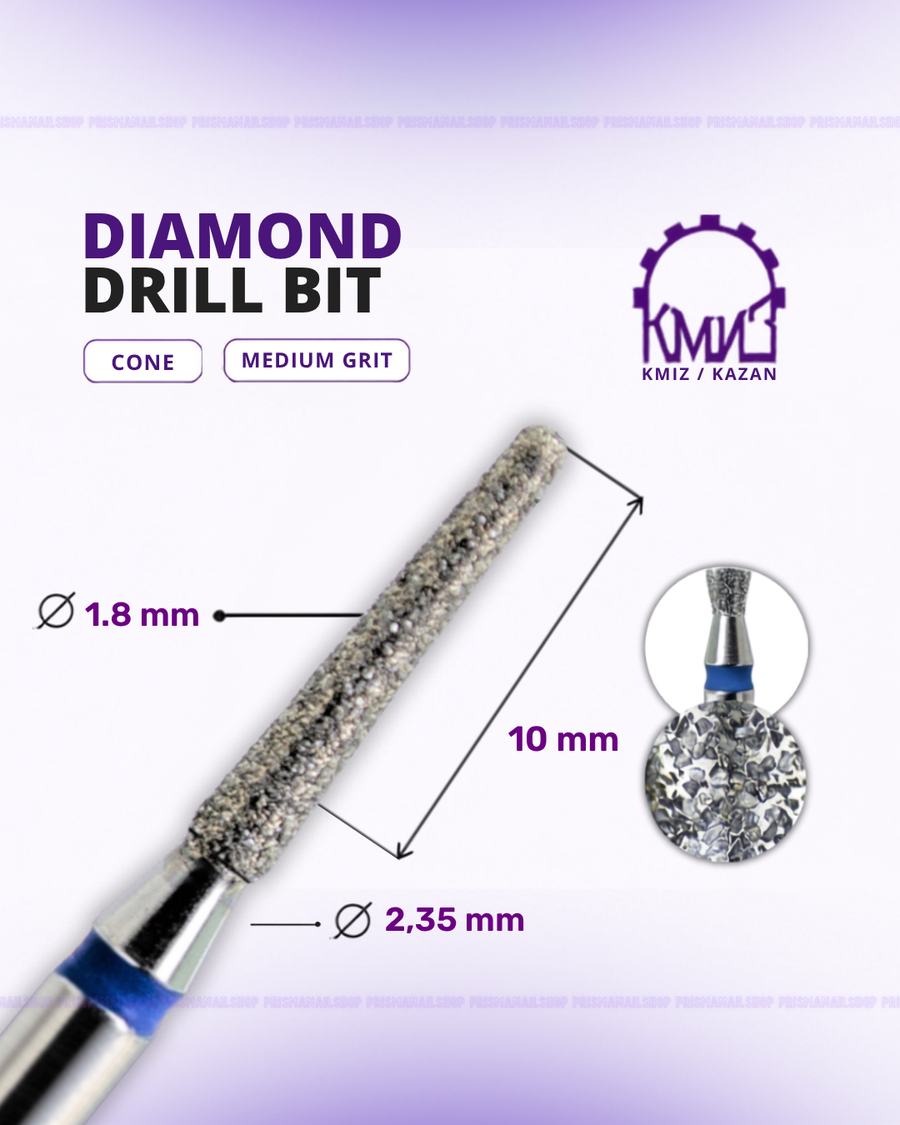 KMIZ Diamond Cone Nail Drill Bit