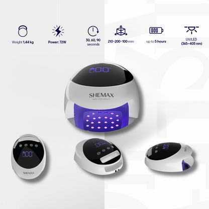 SheMax Pro Nail Lamp + Free Shipping