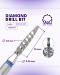 KMIZ Diamond Tornado Flame Nail Drill Bit