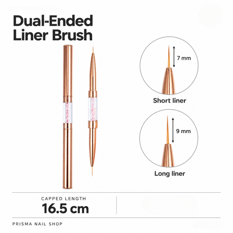 Double Head Liner Brush