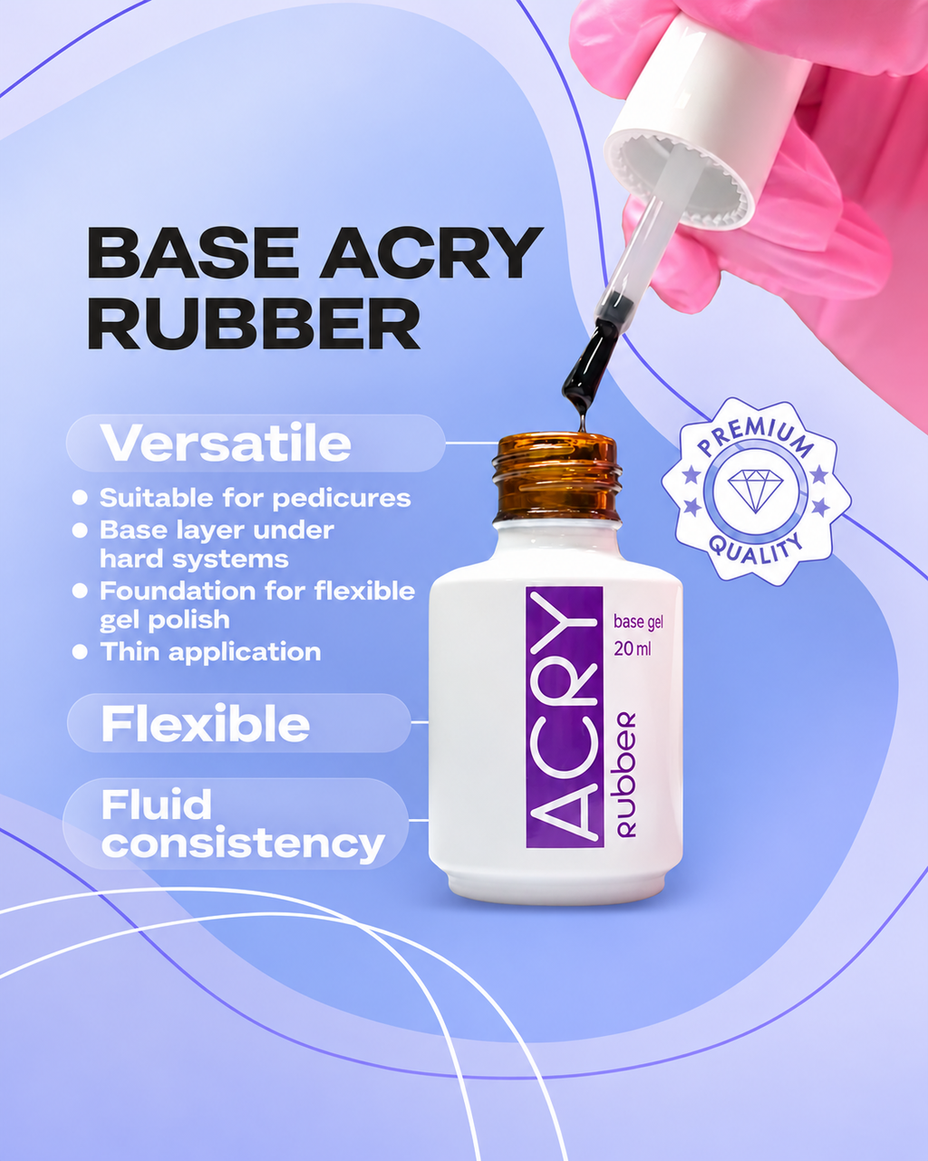 BSG Universal Base ACRY Rubber 20 ml