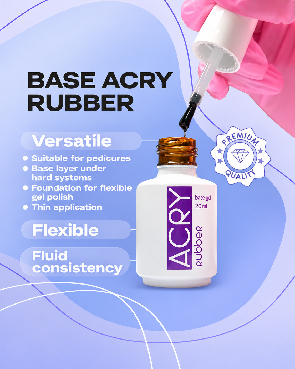BSG Universal Base ACRY Rubber 20 ml