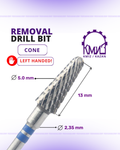 KMIZ Carbide Removal Bit  (Left Handed)