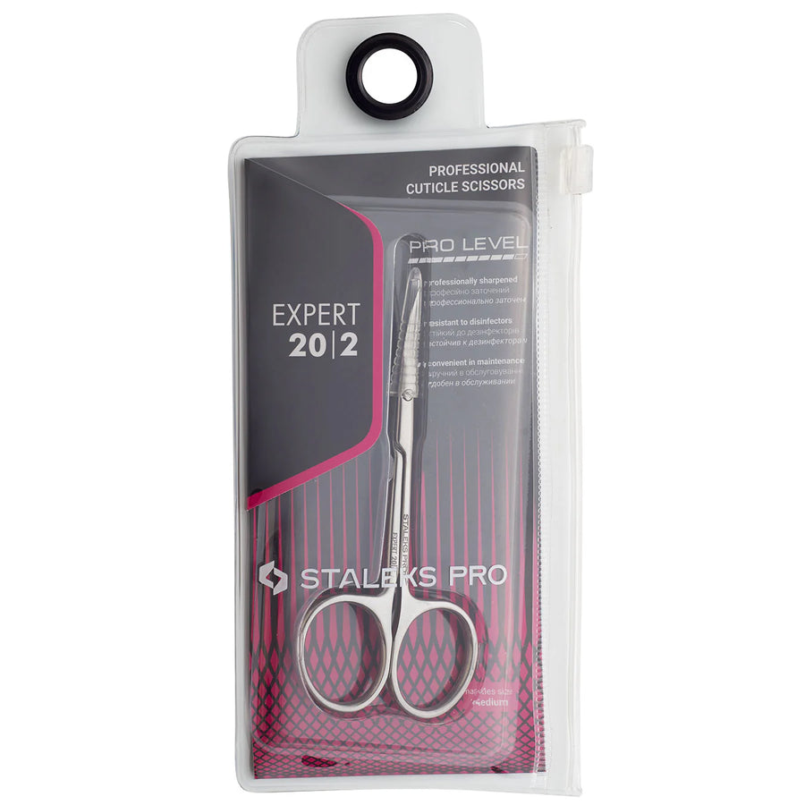 Staleks Cuticle Scissors Expert Pro 20 Type 2 Curved