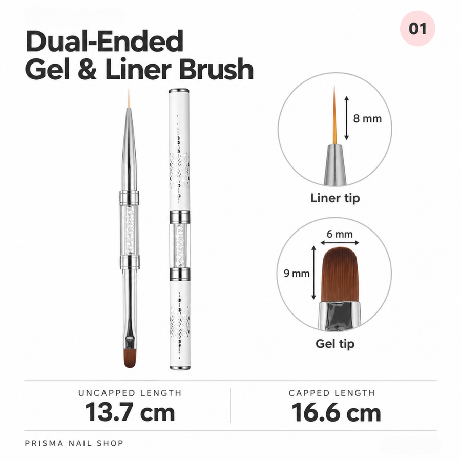 Double Head Liner Brush