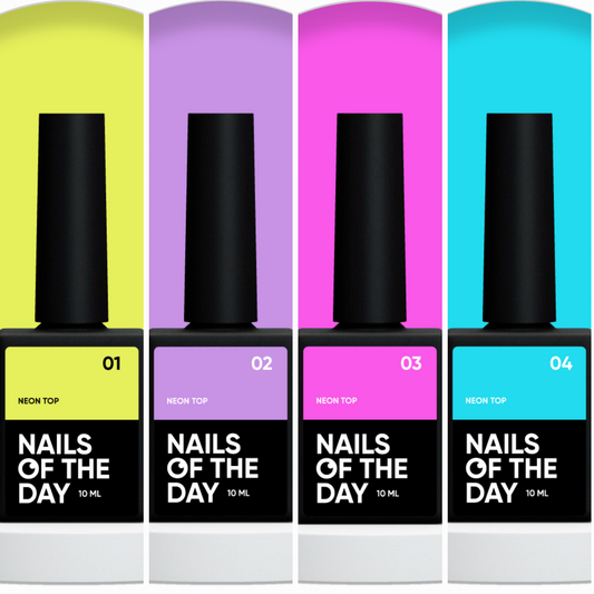 NAILSOFTHEDAY Neon Milky Top Coat , 10 ml