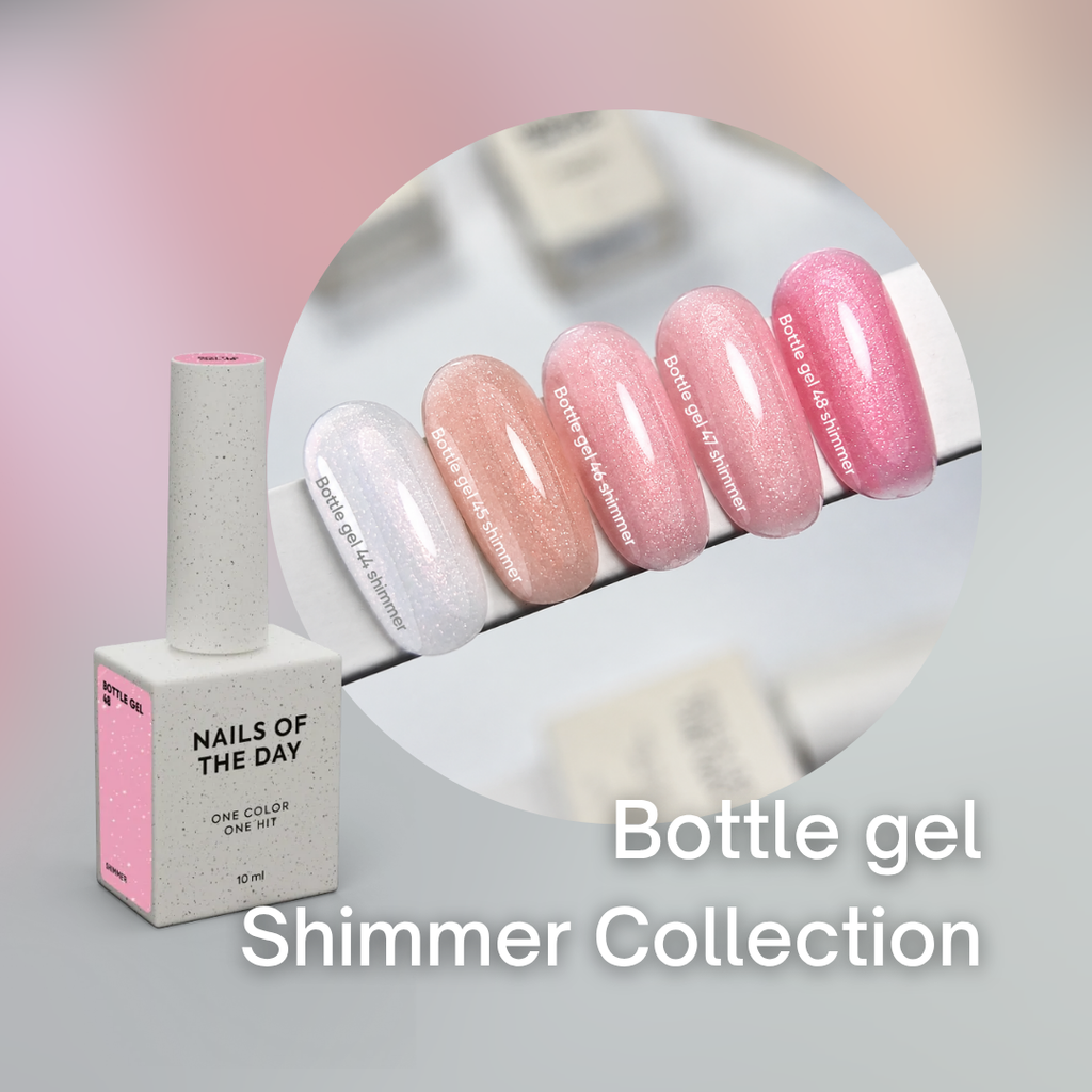 NAILSOFTHEDAY Shimmer Liquid Bottle gel, 10 ml
