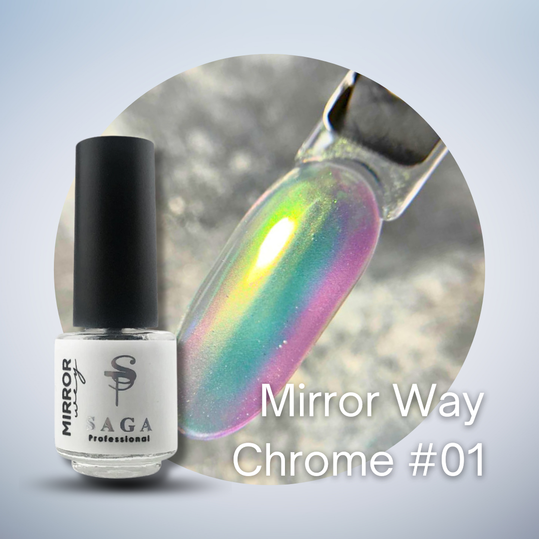 SAGA Mirror Way Liquid Chrome Powder Solution