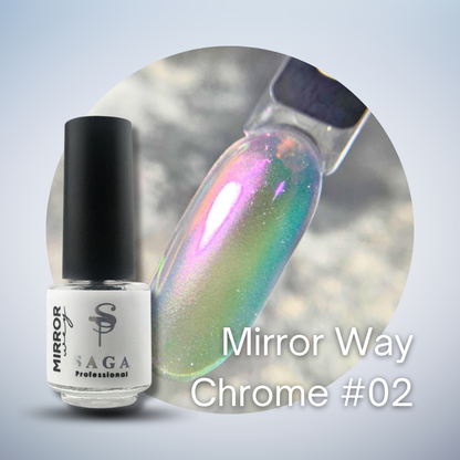 SAGA Mirror Way Liquid Chrome Powder Solution