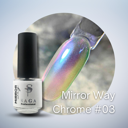 SAGA Mirror Way Liquid Chrome Powder Solution