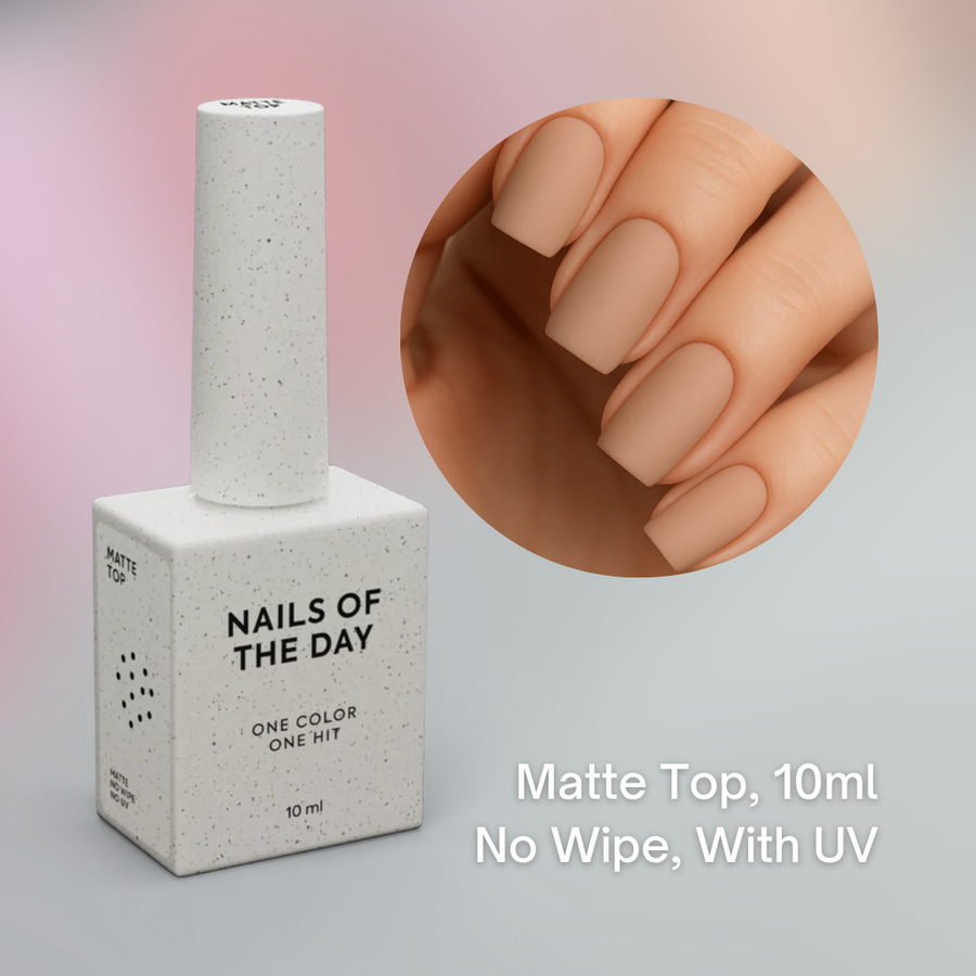 NAILSOFTHEDAY Matte top coat, 10ml