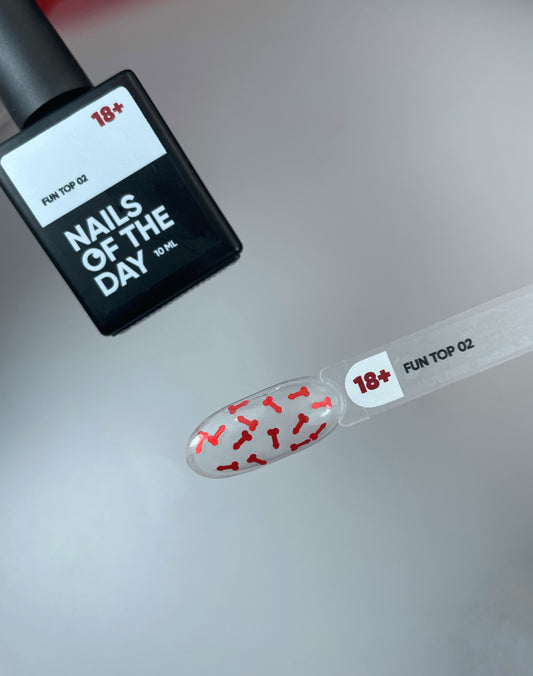 NAILSOFTHEDAY Fun Top Coat 18+, 10 ml