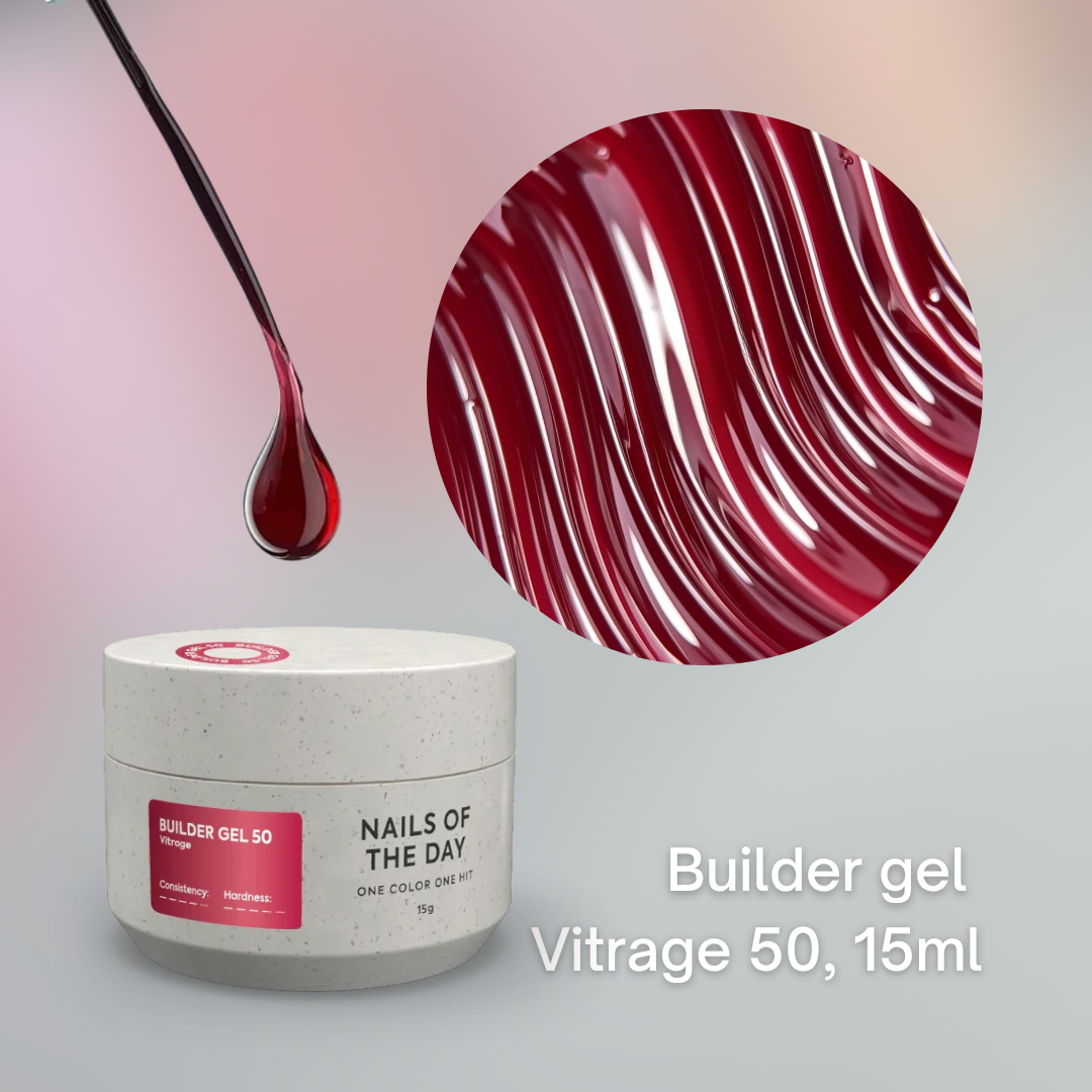 NAILSOFTHEDAY Vitrage Builder gel, 15ml