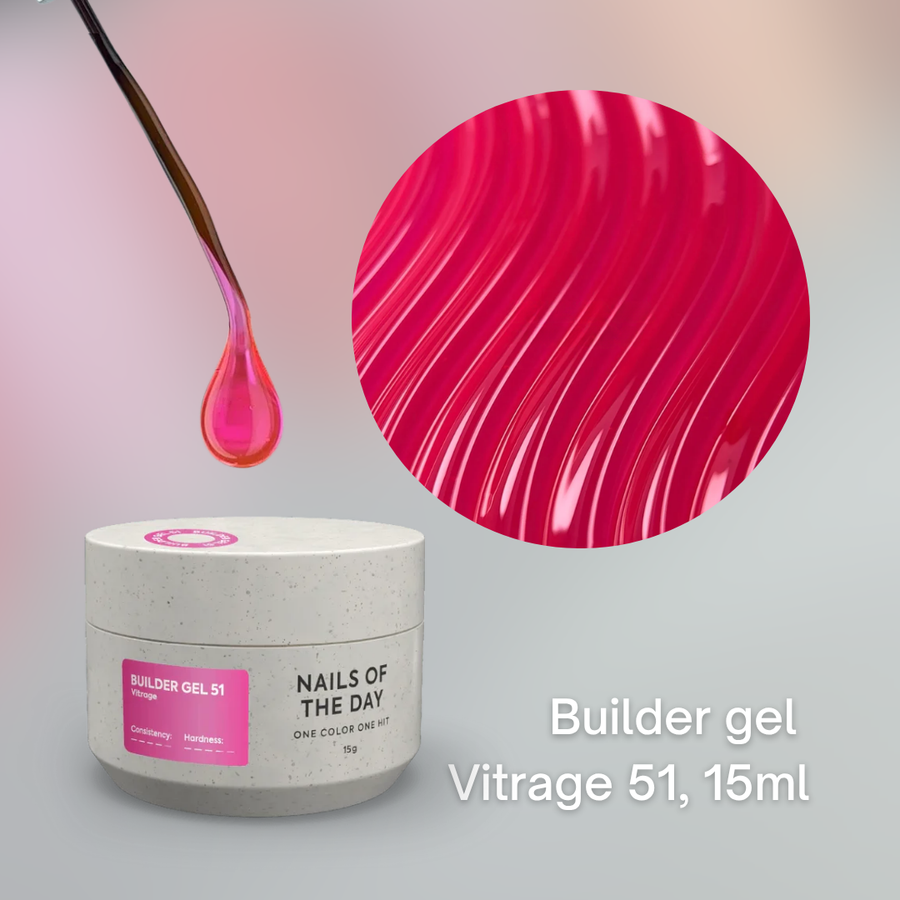 NAILSOFTHEDAY Vitrage Builder gel, 15ml