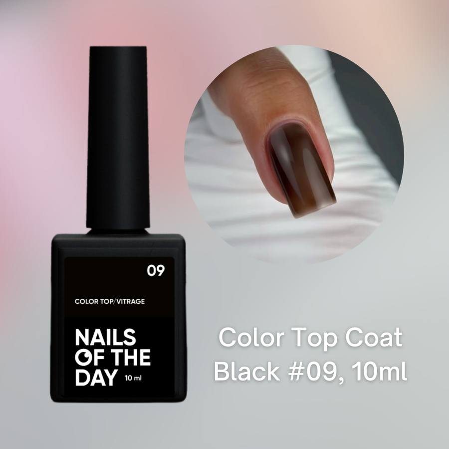 NAILSOFTHEDAY Color Top Coat , 10 ml