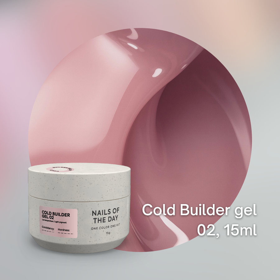 NAILSOFTHEDAY Cold Builder gel, 15ml (Low-Heat)