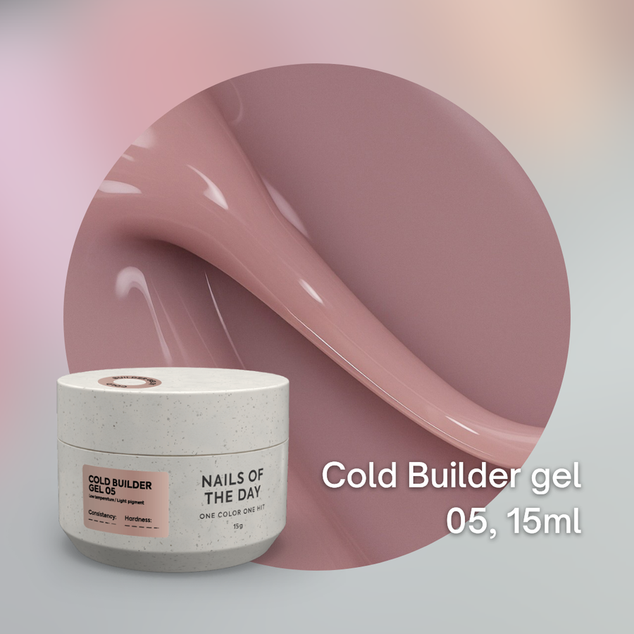 NAILSOFTHEDAY Cold Builder gel, 15ml (Low-Heat)