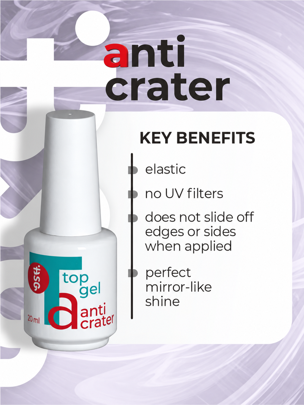 BSG Anticrater No-Wipe Top Coat 20 ml