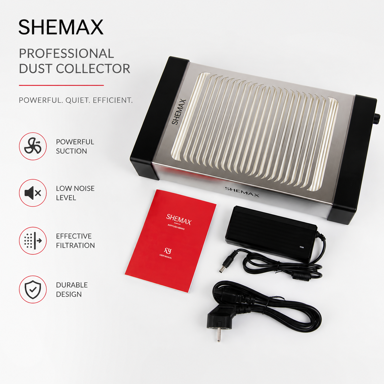 SheMax Pro Dust Collector - Black