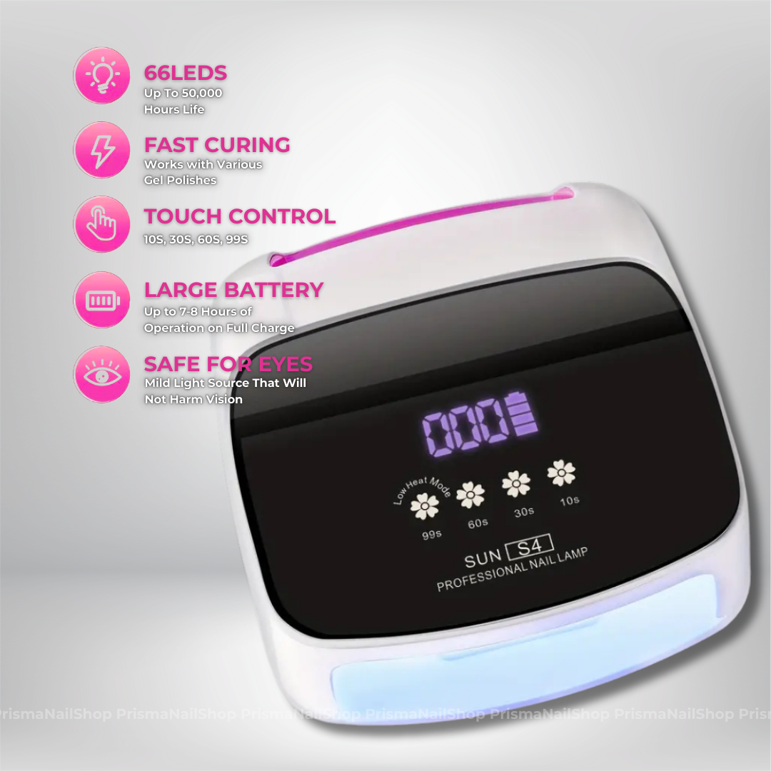 SUN (S4) Cordless Rechargeable UV/LED Nail Lamp