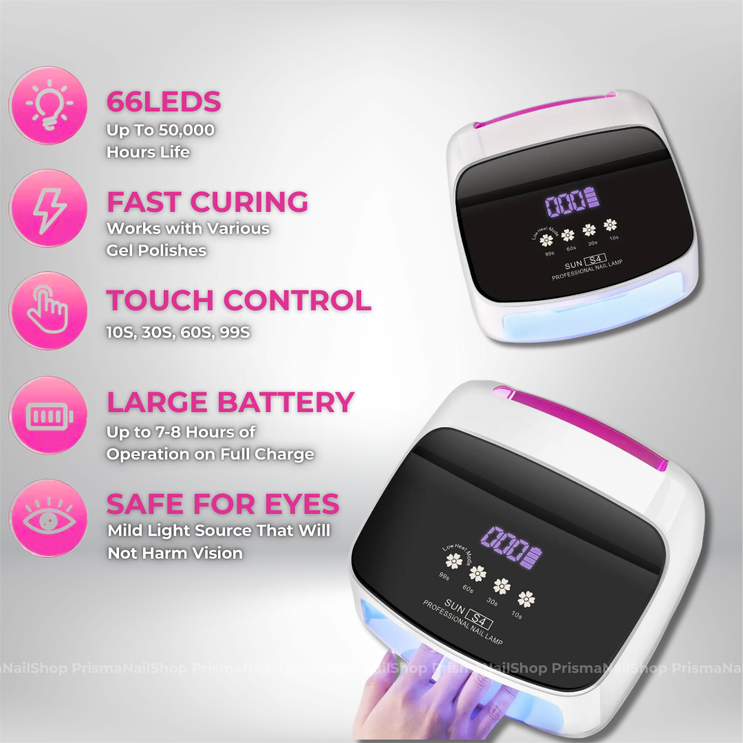 SUN (S4) Cordless Rechargeable UV/LED Nail Lamp