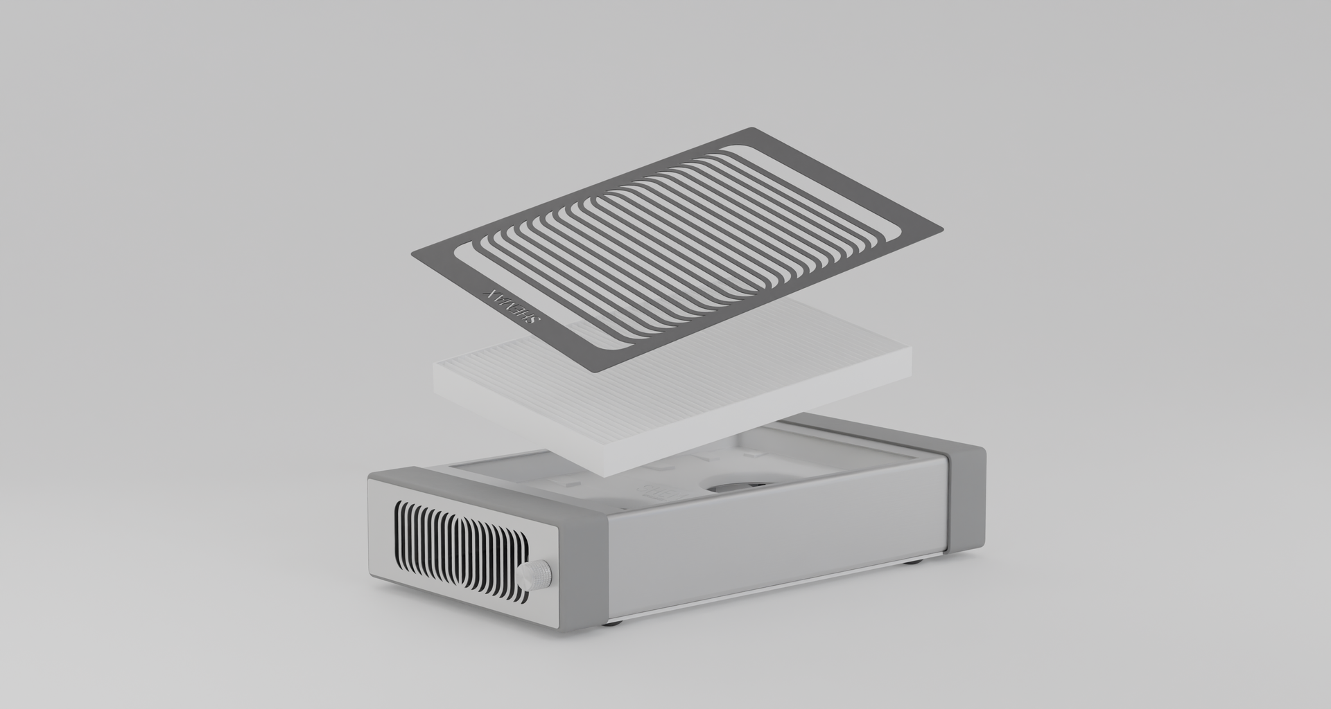 SheMax Pro Dust Collector - Grey with efficient dust capture and free shipping for a cleaner workspace.