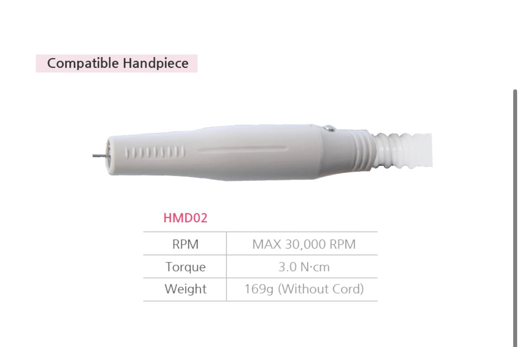Saeshin Medi Power Pedicure Vacuum Drill Set, 30k RPM