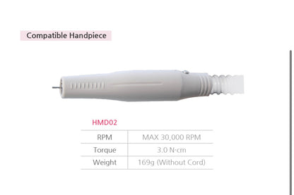 Saeshin Medi Power Pedicure Vacuum Drill Set, 30k PRM