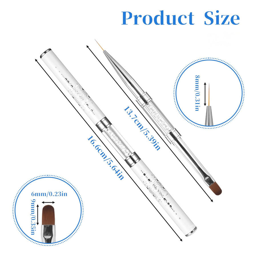 Double Head Gel Brush/Liner