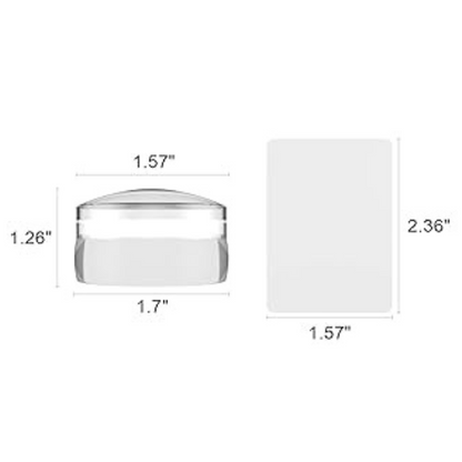 Silicone Stamp (with Scraper)