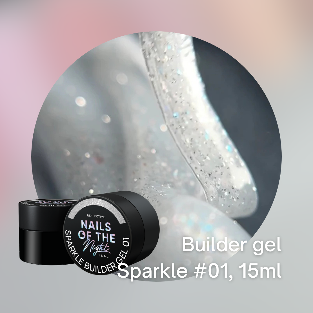 NAILSOFTHEDAY Sparkle Builder gel, 15ml