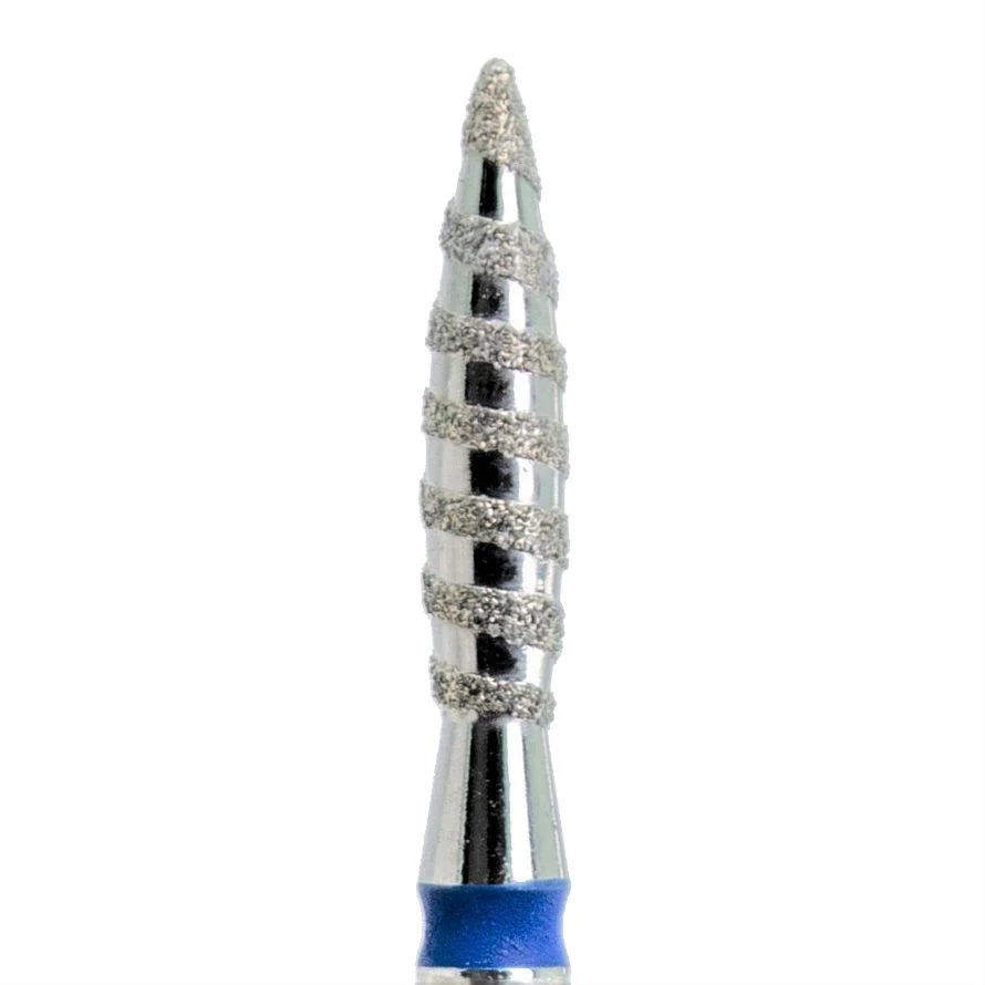 KMIZ DIAMOND NAIL DRILL BIT tornado flame 2.3-10mm