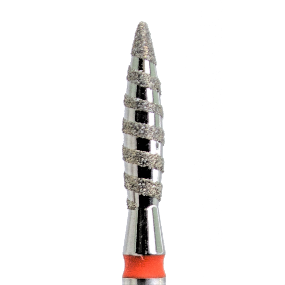 KMIZ DIAMOND NAIL DRILL BIT tornado flame 2.3-10mm